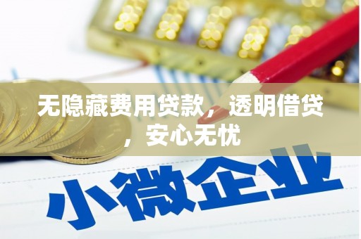 峰峰矿区无隐藏费用贷款，透明借贷，安心无忧