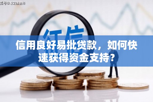 峰峰矿区信用良好易批贷款，如何快速获得资金支持？