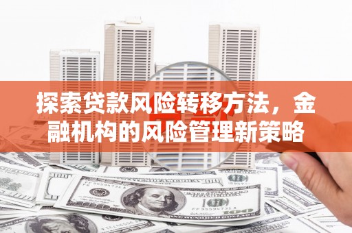 峰峰矿区探索贷款风险转移方法，金融机构的风险管理新策略