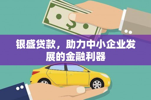 峰峰矿区银盛贷款，助力中小企业发展的金融利器