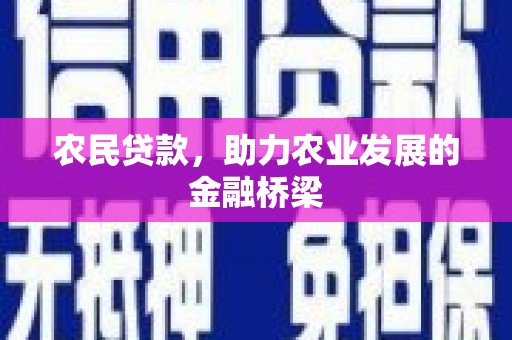 峰峰矿区农民贷款，助力农业发展的金融桥梁
