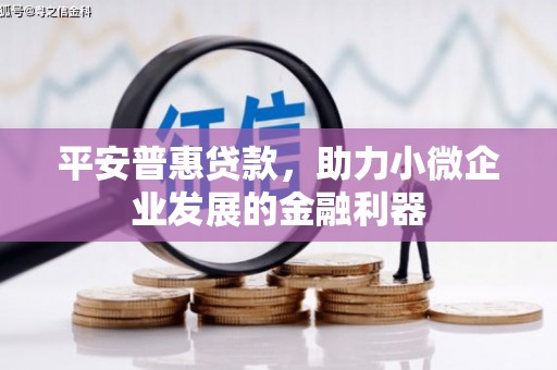 峰峰矿区平安普惠贷款，助力小微企业发展的金融利器