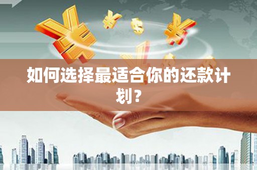 峰峰矿区如何选择最适合你的还款计划？