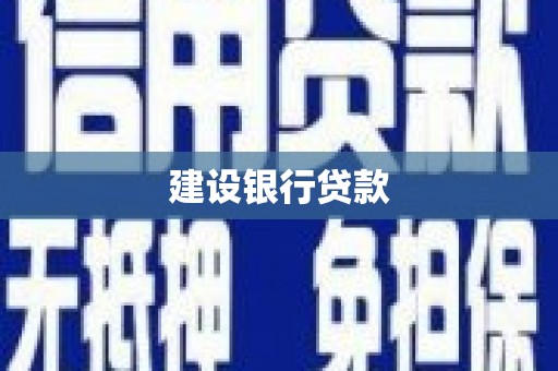 峰峰矿区建设银行贷款