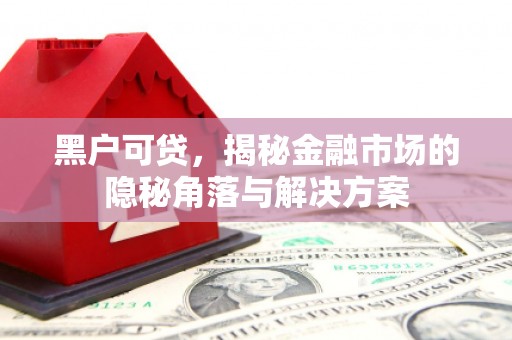 峰峰矿区黑户可贷，揭秘金融市场的隐秘角落与解决方案