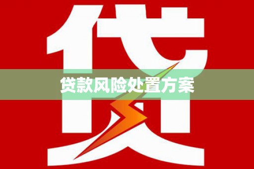 峰峰矿区贷款风险处置方案
