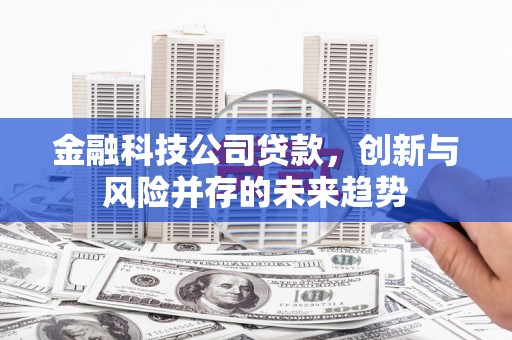 峰峰矿区金融科技公司贷款，创新与风险并存的未来趋势