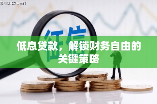 峰峰矿区低息贷款，解锁财务自由的关键策略
