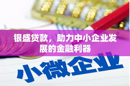 峰峰矿区银盛贷款，助力中小企业发展的金融利器