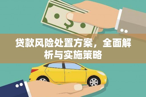 峰峰矿区贷款风险处置方案，全面解析与实施策略